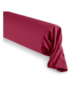 Univers Decor - Taie De Traversin 45 X 185 Cm / 100% Coton 57 Fils/cm² - Rouge