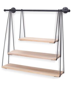 Étagère filaire murale balancelle - Beige