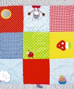 Tapis d'éveil avec jouets, BabyGlück - N/A