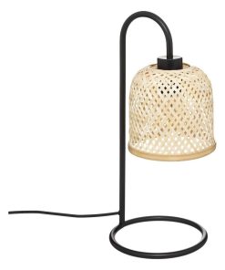 Lampe droite Ali noir H43.5 - Beige