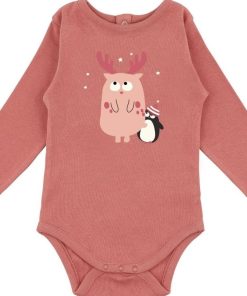 Body en Coton Bio Élan - Rose