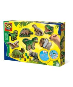 Moulage et peinture : Le monde des dinosaures - N/A
