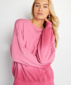 Sweat oversize tie and dye - Rose