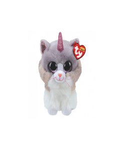 Ty Beanie Boos Medium Asher Le Chat Licorne - Rouge