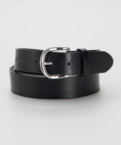 Ceinture basique en simili - noir
