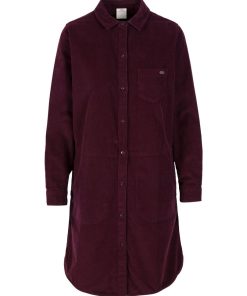 Trespass - Robe chemisier ALLISON - Rouge pourpre