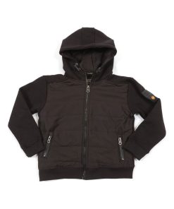 SWEAT ZIPPE CAPUCHE WILKY BOY - Noir