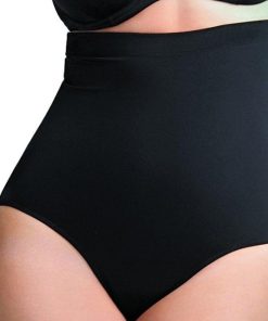 Culotte gaine grande taille pour le bain Essentials - Noir