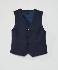 Gilet sans manches de cérémonie - bleu marine