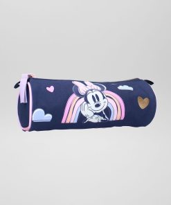 Trousse ronde 'Minnie' - bleu