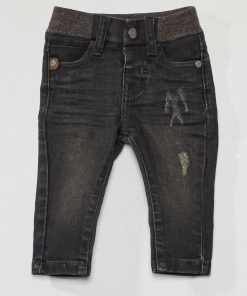 Pantalon en denim - noir