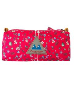 Trousse 2 Compartiments Poids Plume Liberty Strawberry - Rose framboise