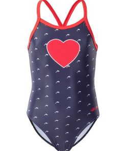 Aquawave - Maillot de bain 1 pièce TRIANGULO - Bleu Rouge Blanc