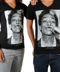 Tee Shirt Little Eleven Paris Wiz SS Mixte - Noir