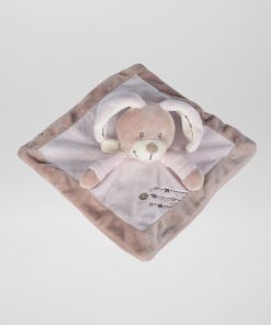 Doudou mouchoir 'lapin' - Rose 'lapin'