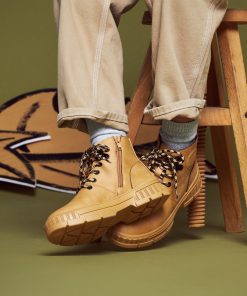Boots type montagnardes - Marron