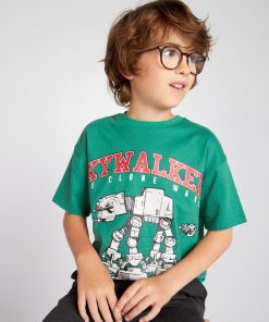 T-shirt à manches courtes 'Stars Wars' - Vert