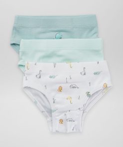 Lot de 3 slips 'crocodiles' - Blanc
