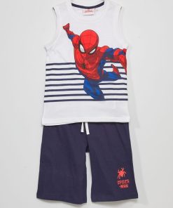Ensemble 'Spider-Man' - 2 pièces - Blanc