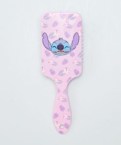 Brosse cheveux 'Stitch' - Rose