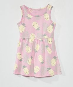 Robe à motif - Rose