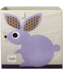 Cube De Rangement Lapin (33,5 X 33,5 Cm) - Mauve