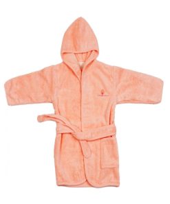 Eveil Et Nature Peignoir Coton Bio - Saumon