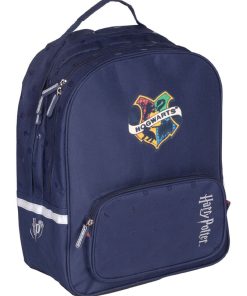 SAC A DOS 2 COMPARTIMENTS HARRY POTTER COLLEGE HOGWARTS - Bleu marine