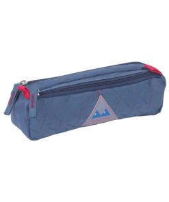 Trousse Rectangulaire 2 Compartiments Poids Plume Confettis Marine - Bleu marine