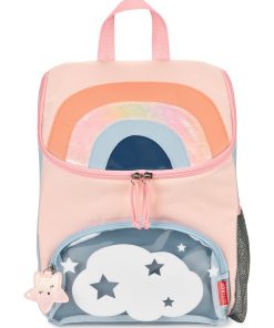 Sac à dos enfant Spark style arc-en-ciel - Orange corail
