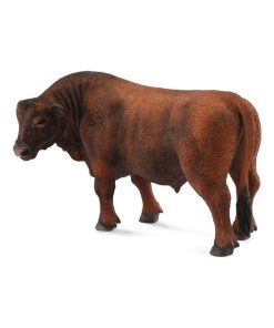 Figurine La Ferme (L): Taureau Angus Rouge - N/A