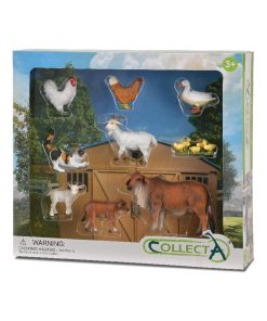 Figurines La Ferme : Set de 9 Animaux De La Ferme - N/A