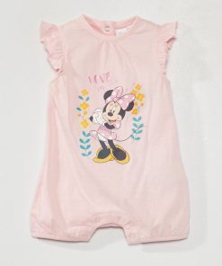 Barboteuse 'Minnie' en maille jersey - rose
