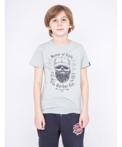 T-shirt col rond pur coton NYMPHEA-J - Gris