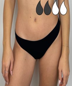 NOUVEAU - Bas de maillot de bain menstruel SMART - -ÉCO-RESPONSABLE- - Fabrication Française - Noir