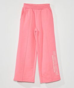 Pantalon large de jogging - Rose