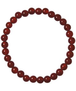 Bracelet Adulte - Cornaline - Rouge