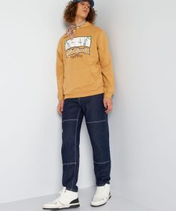 Sweat en molleton à capuche 'One Piece' - Marron