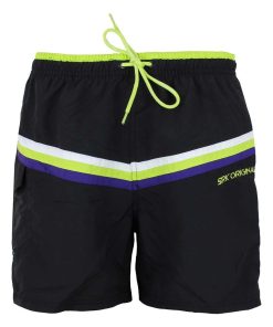 Bermuda de bain garçon ECANDE - Noir Noir
