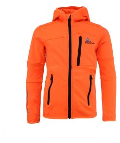 Blouson polarshell garçon ECAMPUS - Orange
