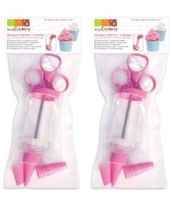 2 seringues à pâtisserie - Rose