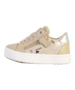 Basket Cuir Enfant Geox Kilwi - Beige