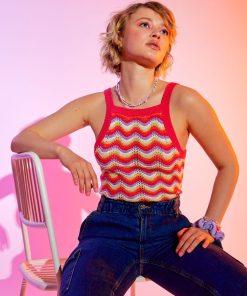 Top en crochet - Rose