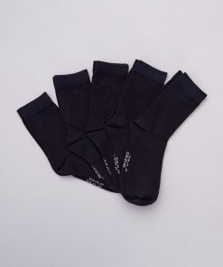 Lot de 5 paires de chaussettes - bleu marine