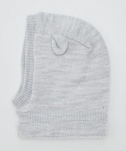 Cagoule en tricot - Gris