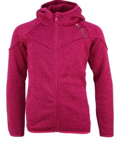 Blouson polaire fille GATORA - Rose fushia