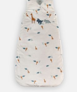 Gigoteuse 100 cm imprimée en Veloudoux, beige - Beige