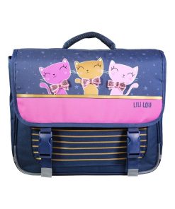 BAGTROTTER Cartable 38 cm Lili Lou X Phileas Bleu - Bleu
