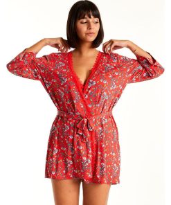 Kimono ROUGE - Pomm'Poire - Rouge