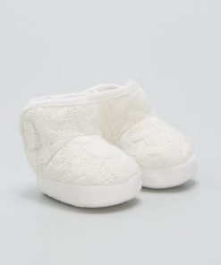 Chaussons en tricot - Beige